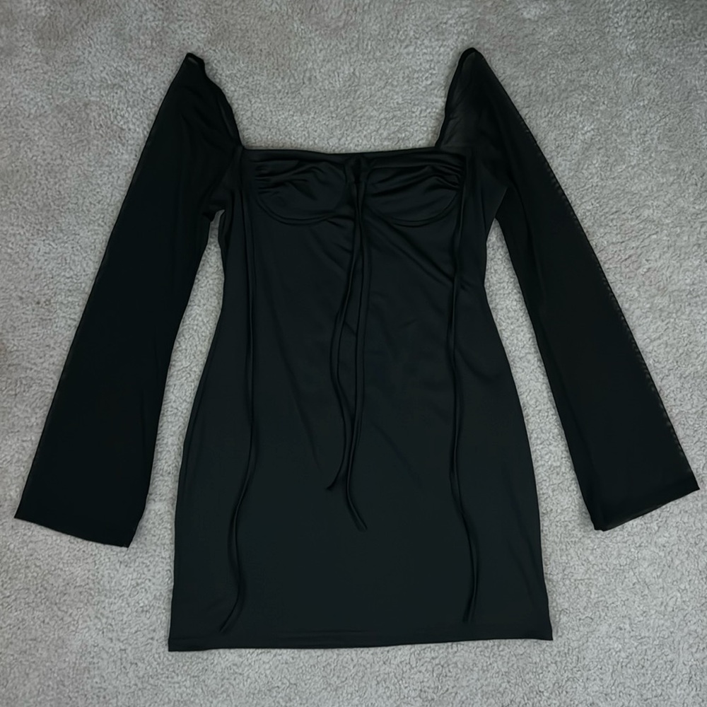 Black short dress for night out